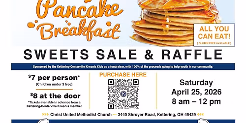 Kiwanis Pancake Breakfast with Sweet Sale and Raffle