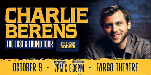 Jade & Outback Presents: Charlie Berens: The Lost and Found Tour | Fargo, ND