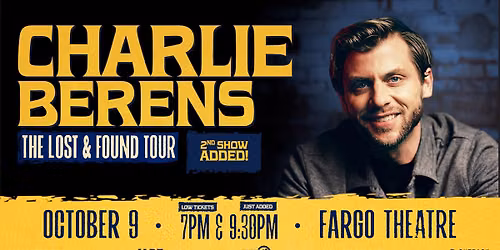 Jade & Outback Presents: Charlie Berens: The Lost and Found Tour | Fargo, ND