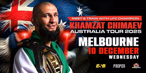 Meet & Train with UFC champion Khamzat Chimaev - Melbourne (10 December)