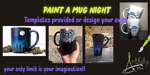 Paint a Mug Paint Night at Williams Cafe, Burlington
