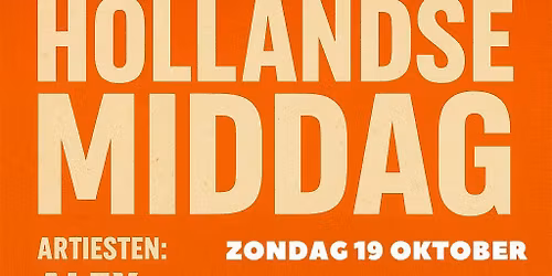 Hollandse Middag Breda zondag 19 oktober 