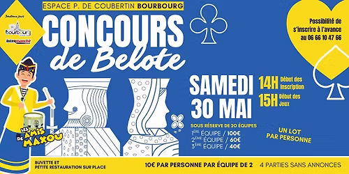Concours de Belote des Amis de Maxou
