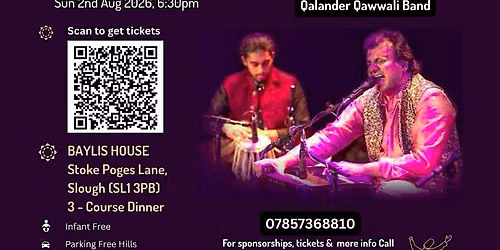 Charity Qawwali & Dinner Gala- Supporting Blind & Disabled Children
