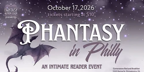 Phantasy in Philly: an intimate reader event