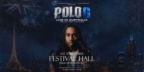 POLO G LIVE IN CONCERT MELBOURNE