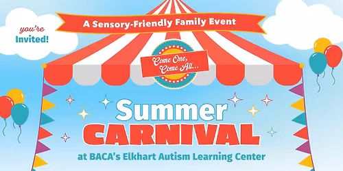BACA's Elkhart Learning Center Sensory-Friendly Summer Carnival