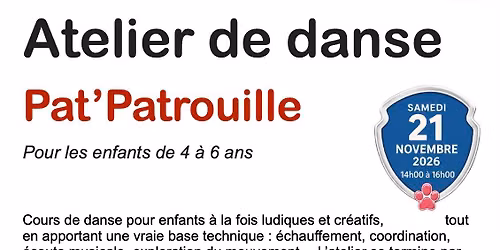 Atelier de danse - Pat'Patrouille