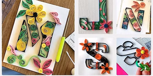 Paper Quilling Letter Monogram