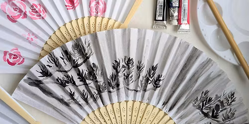 Hand Painted Fan (Watercolor)