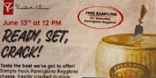 Superstore Parmigiano Reggiano Cracking event 