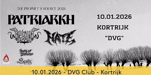 Patriarkh + Arkona + Hate + supports @ DVG Club, Kortrijk