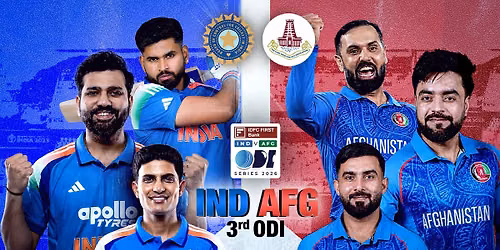 IDFC First Bank Series 3rd ODI: India vs Afghanistan