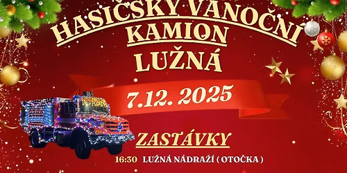 HASIČSKÝ VÁNOČNÍ KAMION 