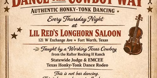 Honky Tonk Dance Lessons at Longhorn Saloon