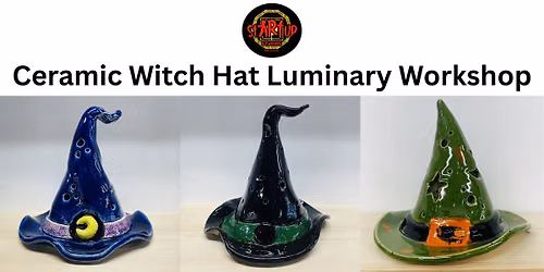 Ceramic Witch Hat Luminary Workshop