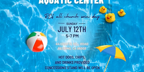 Redding Aquatic Center All Church Swim Day
