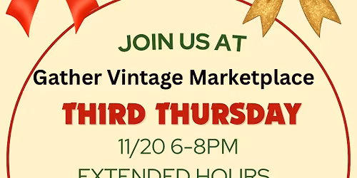 Third Thursday Extended Hours and Bow Making Workshop