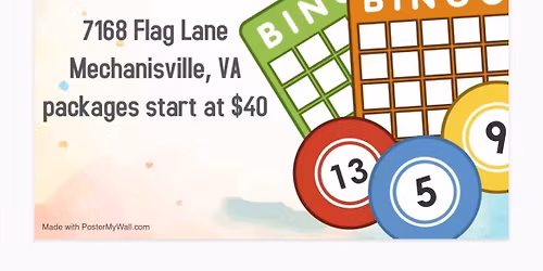 Weekly Wednesday Bingo