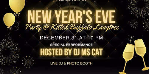 NYE DJ & Photo Booth at Kilted Buffalo Langtree