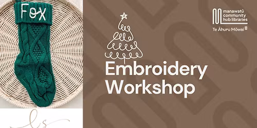 Embroidery Christmas Stocking Workshop