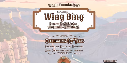Wing Ding - 24th Annual Gala Fundraiser. Celebrate 30 years of The Whale Foundation!