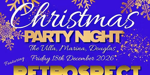 RETRO Night featuring RETROSPECT on Friday 18th December 2026