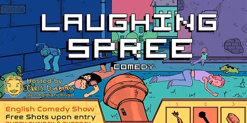 Laughing Spree: English Comedy on a BOAT (FREE SHOTS) 01.03.