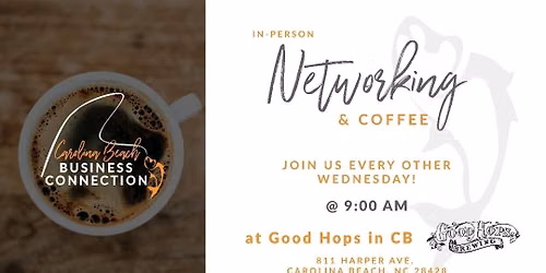 Networking and Coffee featuring Sarah Jones with Wilmington Neurofeedback