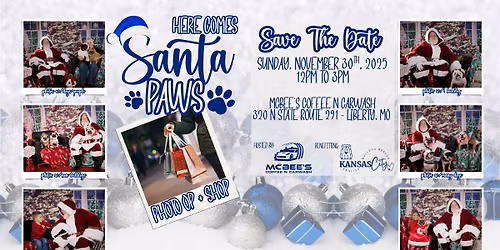 SAVE THE DATE: Santa Paws Photo Op + Shop 2025