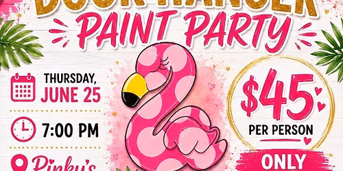Summer Door Hanger Paint Party