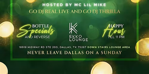 A-LIST SUNDAY NIGHTS @EKKO LOUNGE