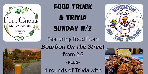 Sunday Food Truck & Trivia with Bourbon on the Street
