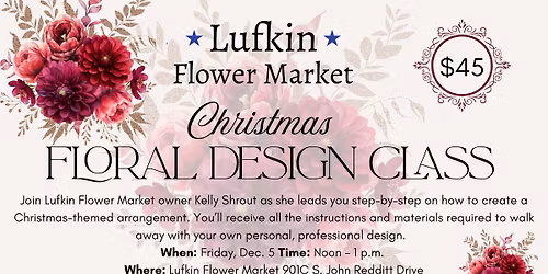 Christmas Floral Design Class