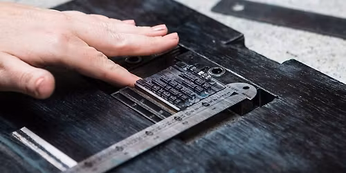 Workshop: Introduction to Letterpress
