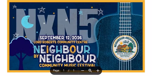 Neighbour By Neighbour Music Festival