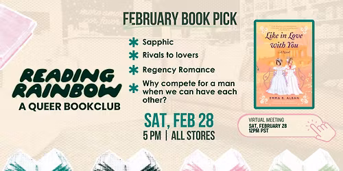 Ft Lauderdale - Reading Rainbow Bookclub - Like in Love With You by Emma R. Alban