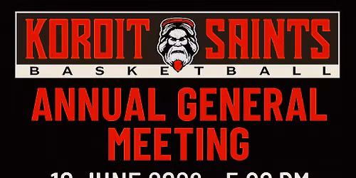AGM - Koroit & District Basketball