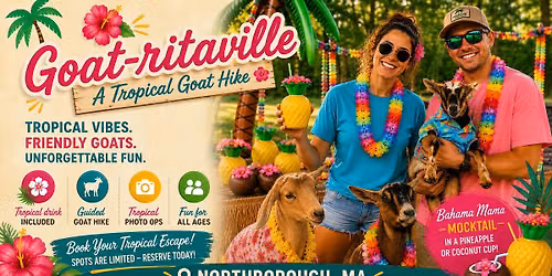 Goat-ritaville: Cuddle & Hike with Goats