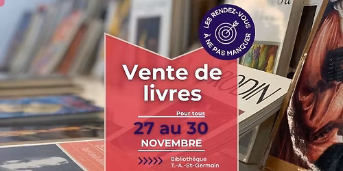 Vente de livres