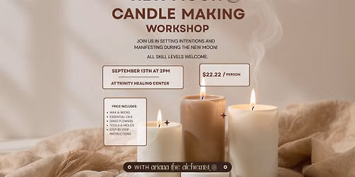 New Moon Candle Making Workshop \ud83d\udd6f\ufe0f\ud83c\udf19