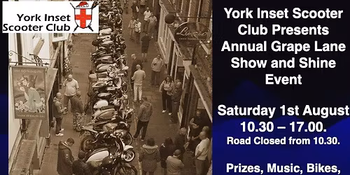 York Inset Scooter Club: Show and Shine