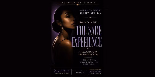 Saturday and Sunday, September 5th & 6th: Celebrating The Music of Sade