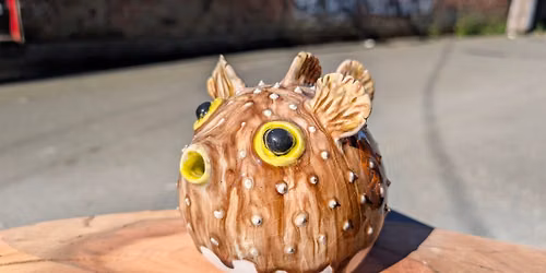 Ceramic Puffer Fish Class