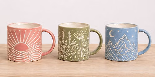 Hand-built Sgraffito Mug Workshop