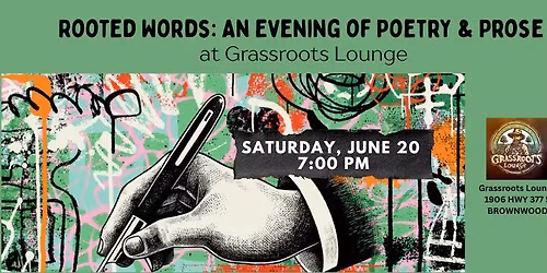 Rooted Words: An Evening of Poetry & Prose at Grassroots Lounge