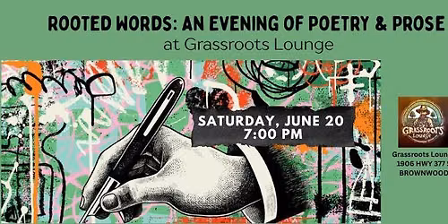 Rooted Words: An Evening of Poetry & Prose at Grassroots Lounge