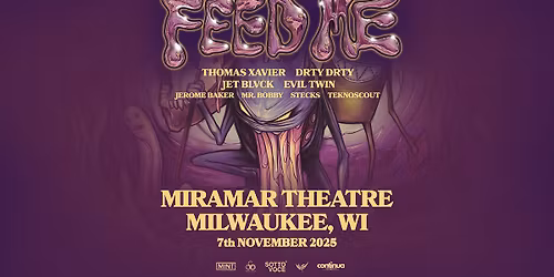 Feed Me, Thomas Xavier at The Miramar Theatre