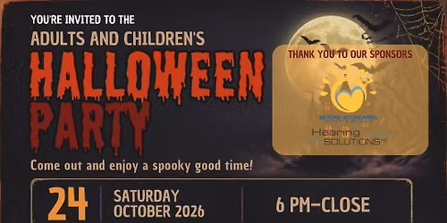 ADULTS AND CHILDREN'S HALLOWEEN PARTY