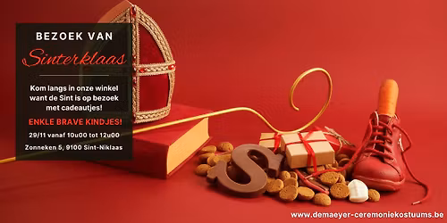 Sinterklaas op bezoek